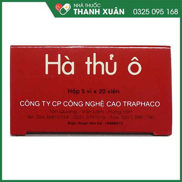 Hà thủ ô điều trị thiếu máu, chóng mặt, ù tai,..